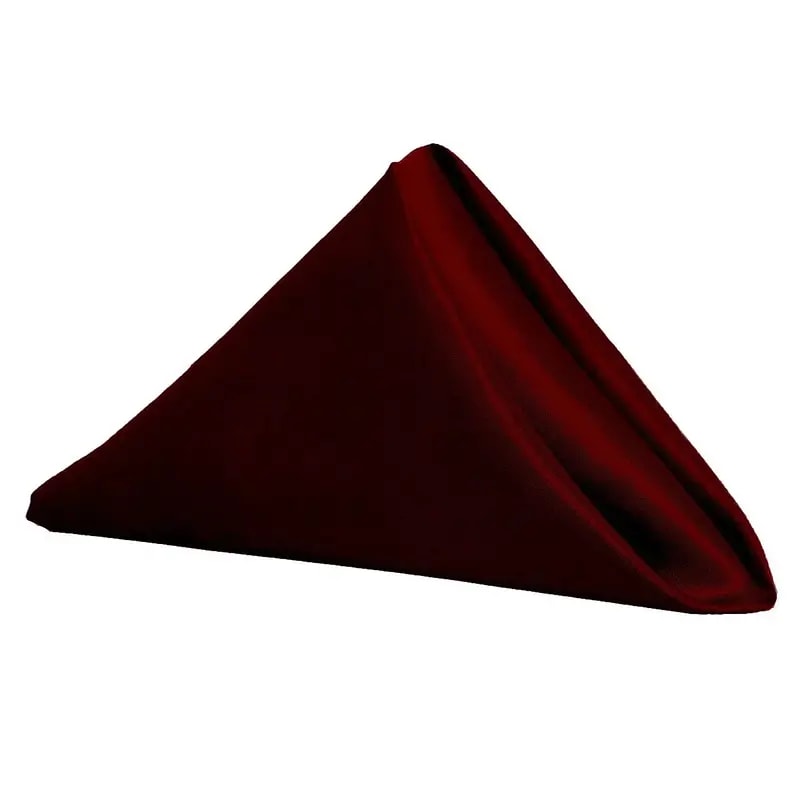 serwetka satynowa, bordo/winna